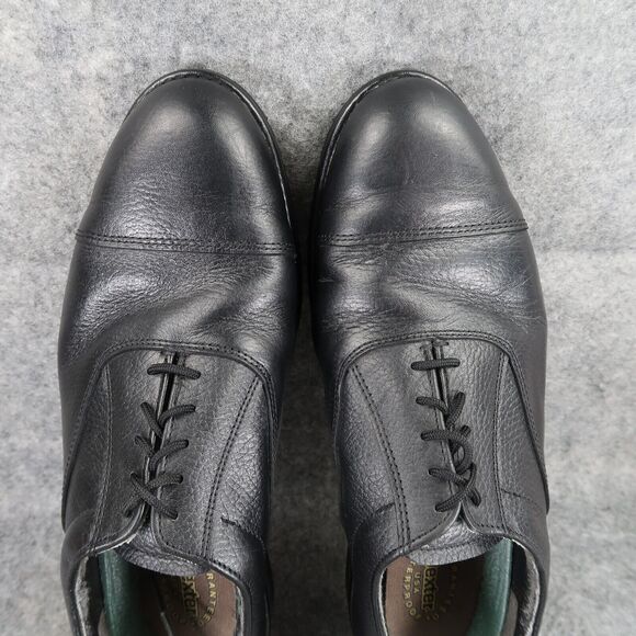 Dexter Shoes Mens 11.5 Oxford Dress Cap Toe Leather Comfort Formal Black Career main image 11